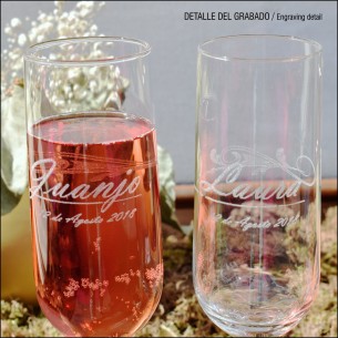 GRABADO EN COPAS DE CAVA... 2